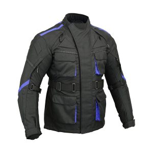 Black Jacket with Blue Touch